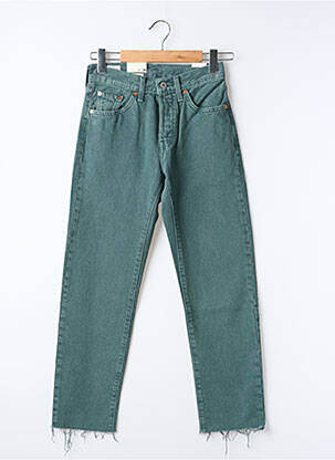 Jeans coupe droite taille normale taille normale vert LEVIS femme