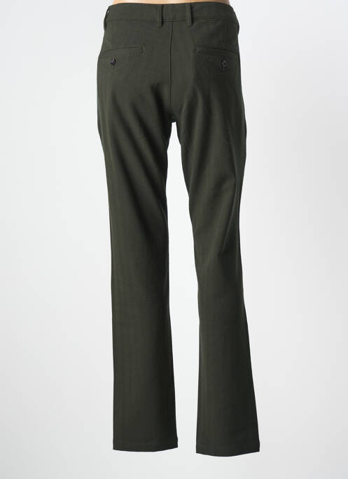 Pantalon chino fermeture zippée sous rabat boutonné taille normale vert TEDDY SMITH femme