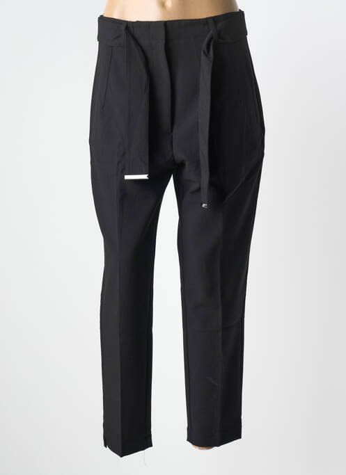 Pantalon slim tissage popeline taille normale noir SALSA femme