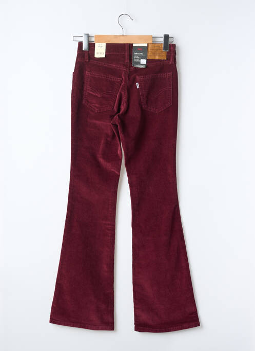 Pantalon flare stretch taille normale violet LEVIS femme