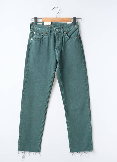 Jeans coupe droite taille normale taille normale vert LEVIS femme