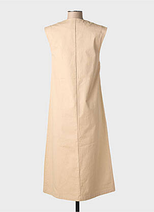 Robe mi-longue sans manche sans manche beige ADORE femme