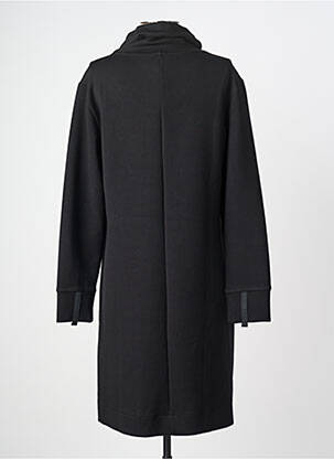 Robe mi-longue manches longues manches longues noir TIMEZONE femme