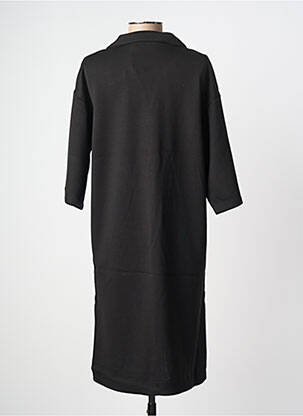 Robe mi-longue manches courtes manches courtes noir B.YOUNG femme