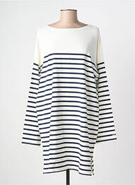 Robe courte manches longues manches longues bleu TEDDY SMITH femme