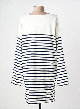 Robe courte manches longues manches longues bleu TEDDY SMITH femme