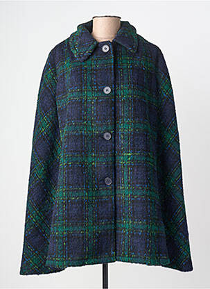 Manteau court fermeture boutonnée sur le devant sans capuche bleu MOLLY BRACKEN femme