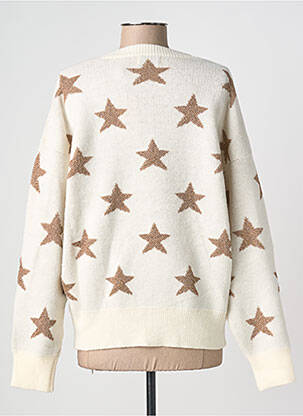 Pull stretch manches longues beige MOLLY BRACKEN femme