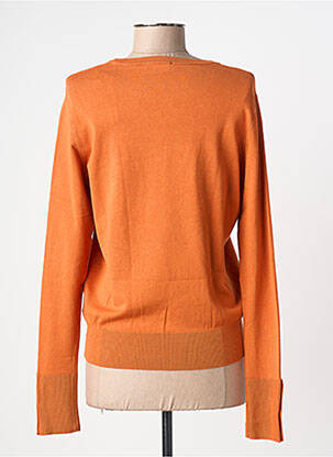 Pull col rond manches longues orange SALSA femme