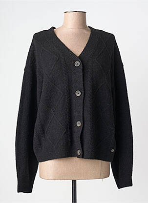 Gilet manches longues stretch noir TIMEZONE femme