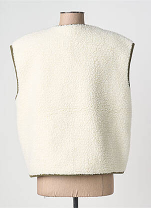 Gilet sans manche poches beige B.YOUNG femme