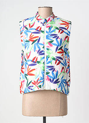 Veste casual coupe cintrée blanc MOLLY BRACKEN femme