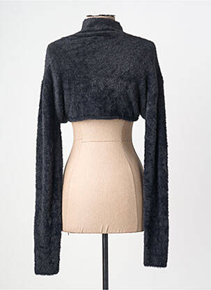 Pull stretch manches longues noir ICHI femme