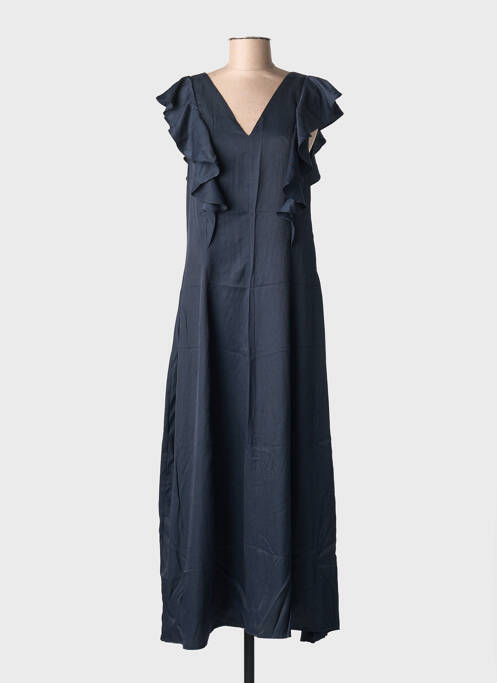Robe longue manches courtes manches courtes noir B.YOUNG femme