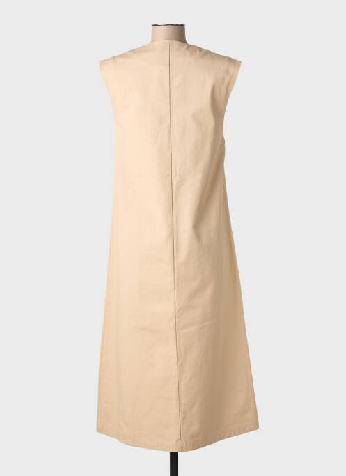 Robe mi-longue sans manche sans manche beige ADORE femme