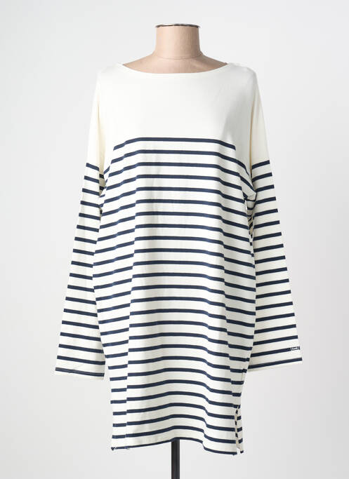 Robe courte manches longues manches longues bleu TEDDY SMITH femme