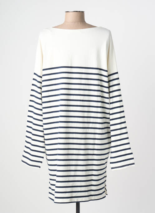 Robe courte manches longues manches longues bleu TEDDY SMITH femme