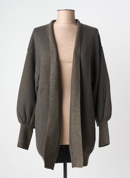 Gilet manches longues stretch vert MOLLY BRACKEN femme