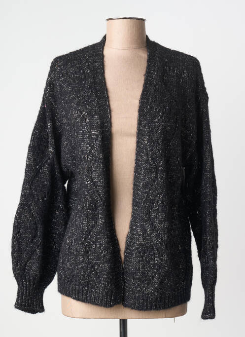 Gilet manches longues stretch noir MOLLY BRACKEN femme