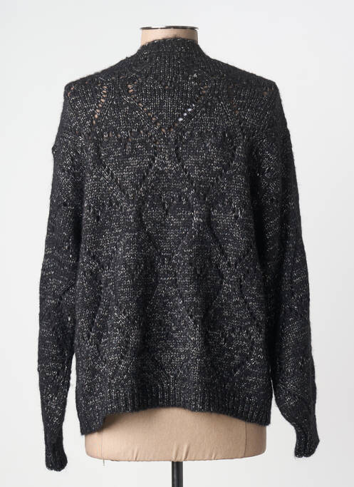 Gilet manches longues stretch noir MOLLY BRACKEN femme