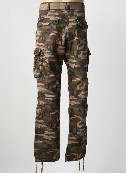 Pantalon droit taille normale taille normale vert SCHOTT homme