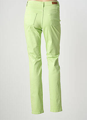 Jeans coupe slim stretch taille normale vert LCDN femme