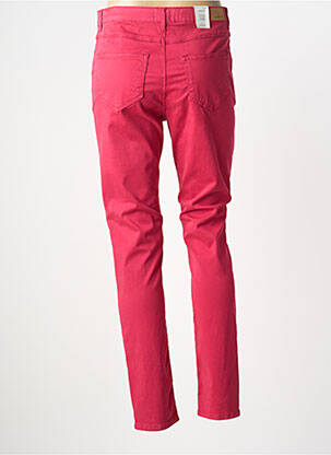 Jeans coupe slim stretch taille normale rose KANOPE femme
