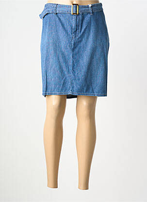 Jupe courte poches bleu KANOPE femme