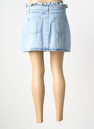 Mini-jupe taille normale bleu MOLLY BRACKEN femme