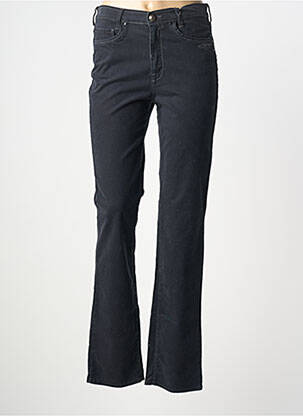 Jeans coupe slim stretch taille haute noir KANOPE femme