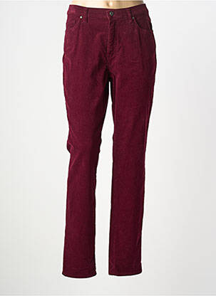 Pantalon slim stretch taille normale rouge LCDN femme