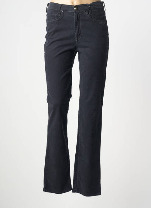 Jeans coupe slim stretch taille haute noir KANOPE femme