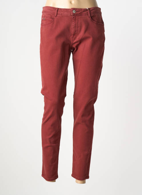 Jeans coupe slim stretch taille normale orange KANOPE femme