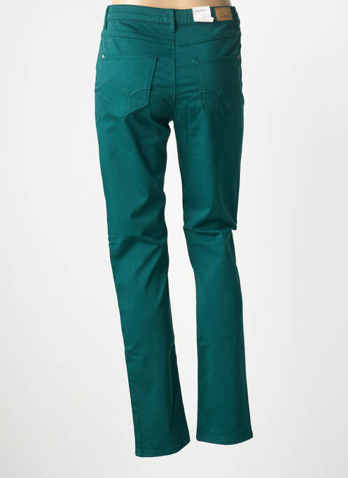 Jeans coupe slim stretch taille normale vert KANOPE femme