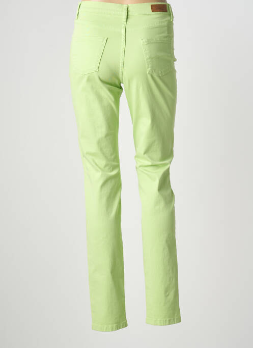 Jeans coupe slim stretch taille normale vert LCDN femme