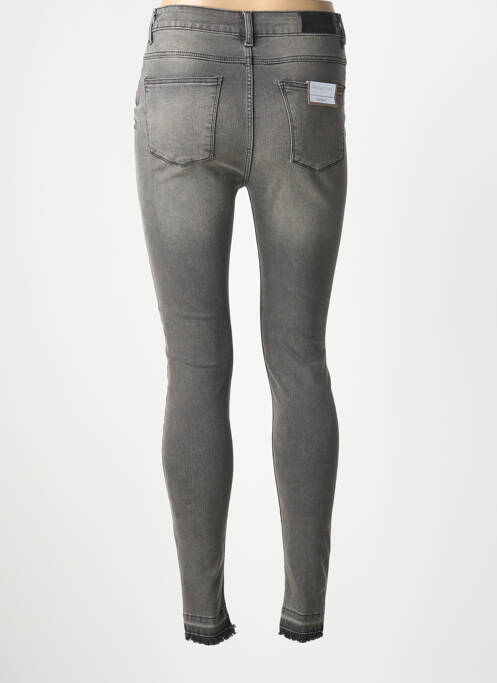 Jeans skinny taille haute taille haute gris DONA LISA femme