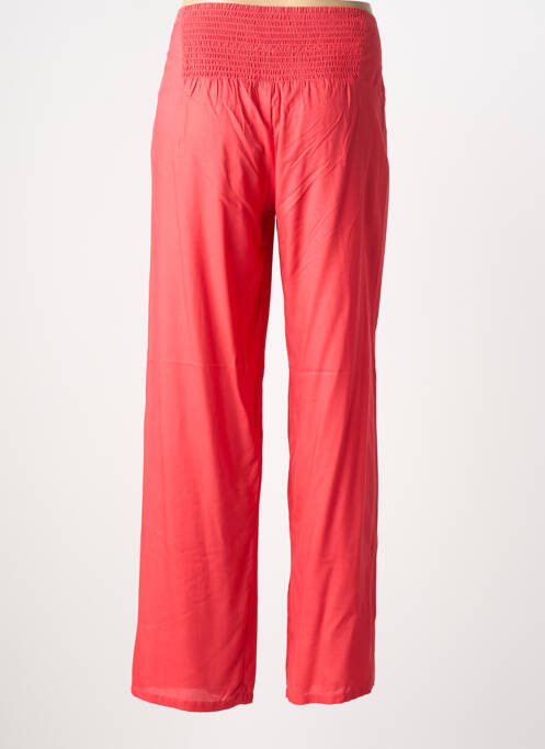 Pantalon droit tissage popeline taille normale rouge LA FIANCEE DU MEKONG femme