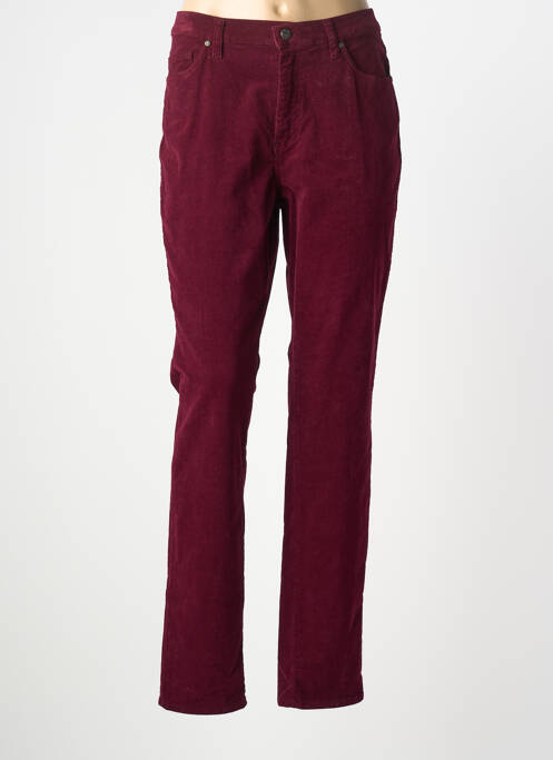 Pantalon slim stretch taille normale rouge LCDN femme