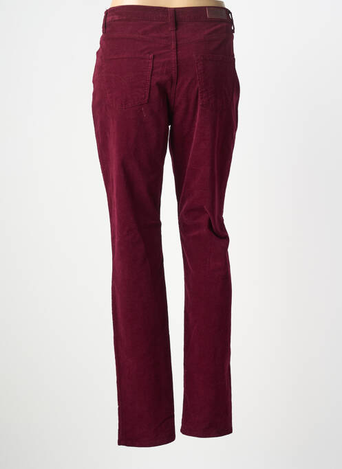 Pantalon slim stretch taille normale rouge LCDN femme