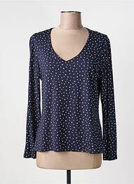 T-shirt manches longues manches longues bleu COTE ANGLAISE femme
