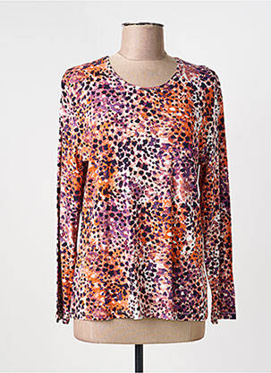 T-shirt manches longues manches longues orange MARINELLO femme