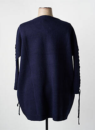 Pull stretch manches longues bleu GABRIELLE BY MOLLY BRACKEN femme