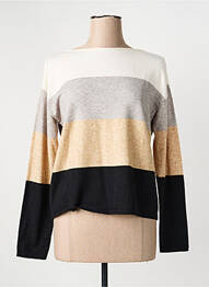 Pull col bateau manches longues beige BETTY BARCLAY femme