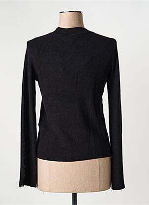 Pull stretch manches longues noir KAFFE femme