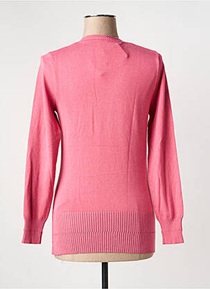Pull col v manches longues rose MARBLE femme