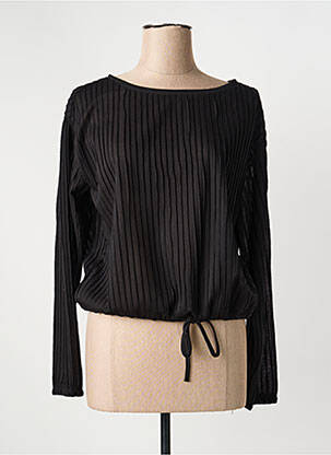 Top stretch manches longues noir BETTY BARCLAY femme