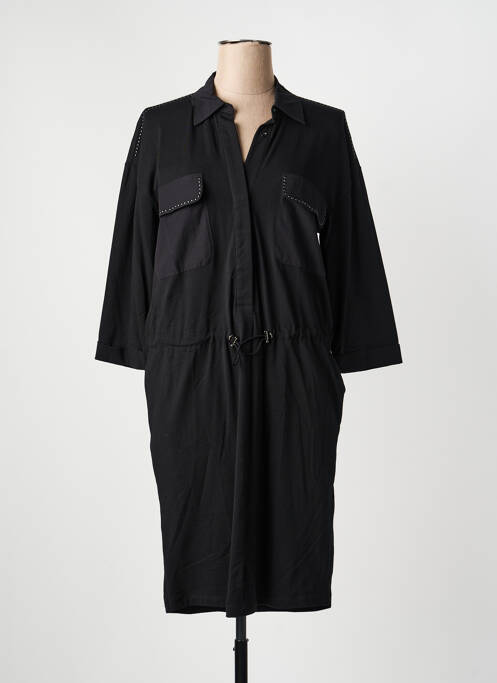 Robe courte manches 3/4 manches 3/4 noir TUZZI femme