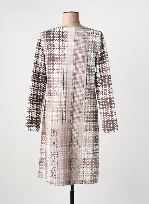 Robe courte manches longues manches longues marron TUZZI femme