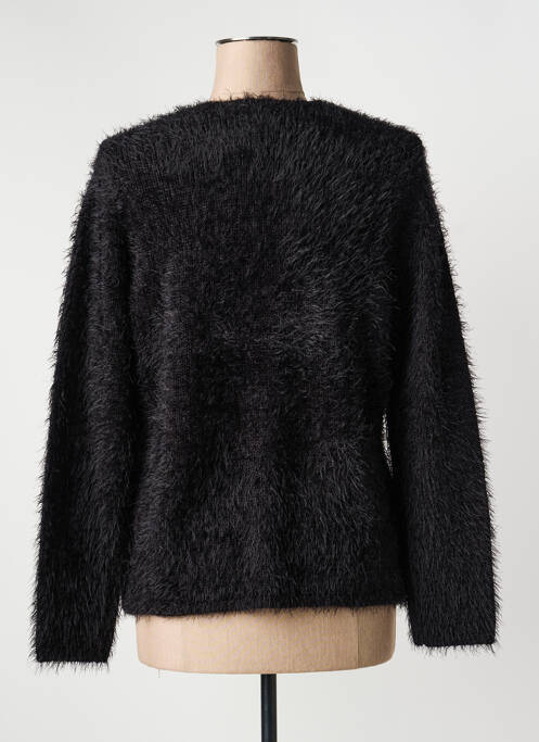 Pull col v manches longues noir MARBLE femme