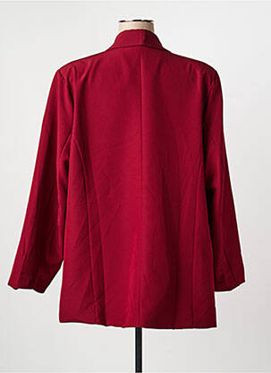 Blazer col châle rouge K femme